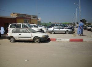 old white datsun